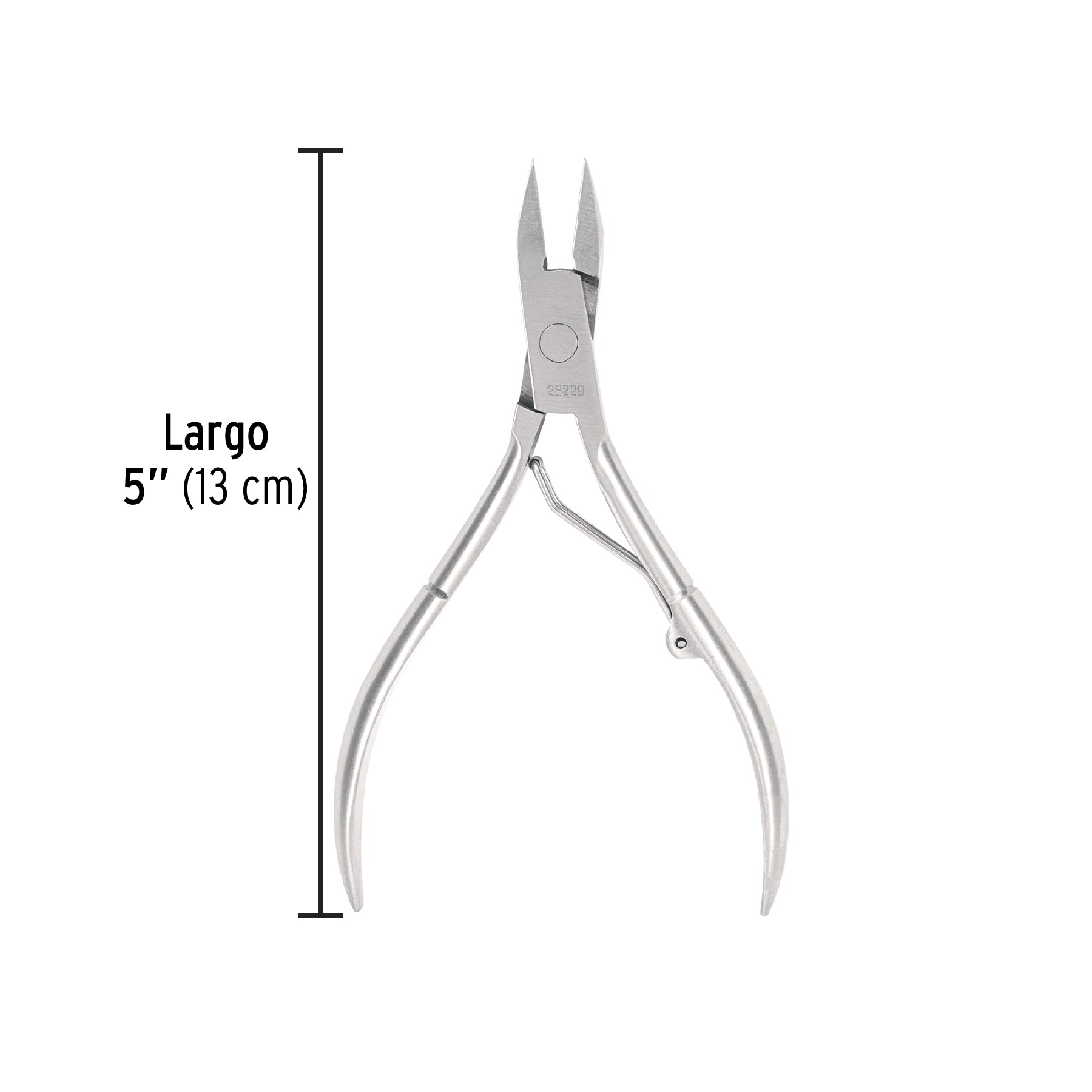Alicate para pedicure 5' cabeza plana punta extrafina,PRETUL | UNA-350P | 28229