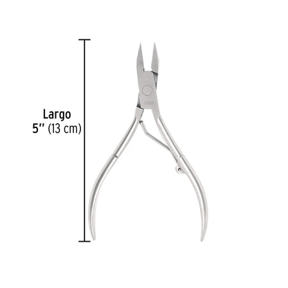 Alicate para pedicure 5' cabeza plana punta extrafina,PRETUL | UNA-350P | 28229