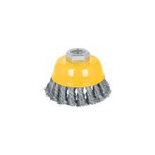 Carda copa 3' alambre trenzado grueso, eje 5/8'-11, Pretul | CT-608XP | 28257