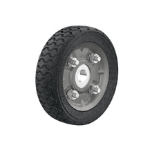 Rueda de hule sólido 5' para diablo, un balero, Pretul | RD-51 | 45478