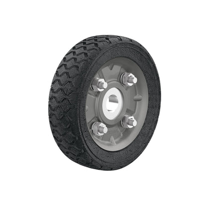 Rueda de hule sólido 5' para diablo, un balero, Pretul | RD-51 | 45478