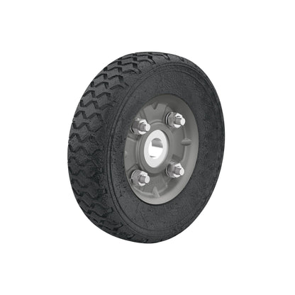 Rueda de hule sólido 6' para diablo, un balero, Pretul | RD-61 | 45481