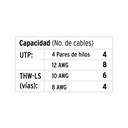 CAN-1720A | Canaleta de 1 vía 17 x 20 mm, con adhesivo, Volteck
