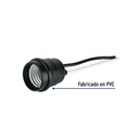 POIN-10B | Portalámpara de PVC para intemperie, Volteck Basic