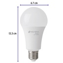 LED-125FBX4 | Pack de 4 lámparas LED A19 16 W (equiv. 100 W), luz de día