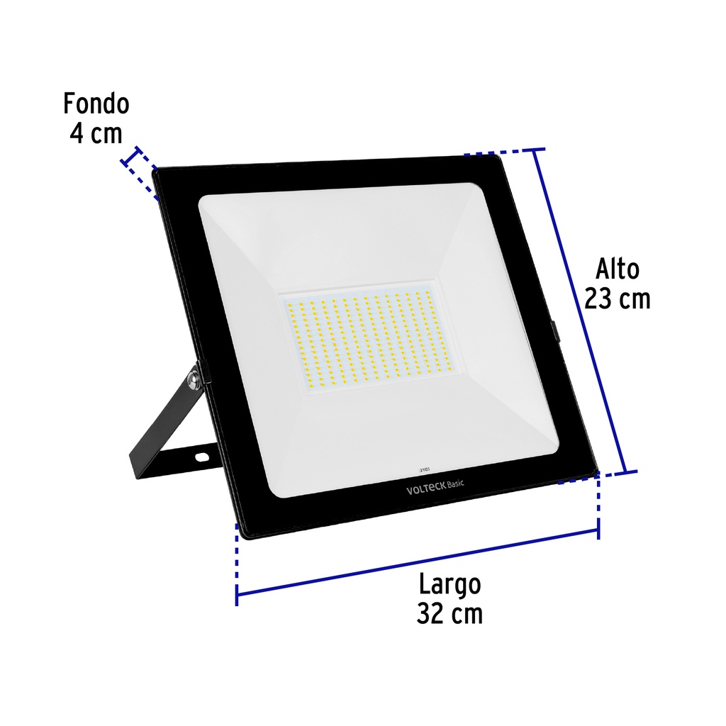 REF-405L | Reflector ultra delgado LED 150 W luz de día, Volteck Basic