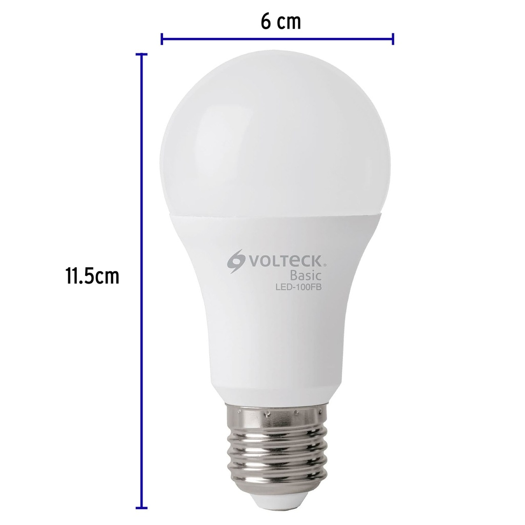 LED-100FB | Lámpara LED A19 14 W (equiv. 75 W), luz de día, caja, Basic