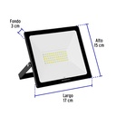 REF-403LC | Reflector ultra delgado LED 50 W luz cálida, Volteck Basic