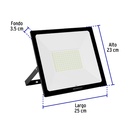 REF-404LC | Reflector ultra delgado LED 100 W luz cálida, Volteck Basic