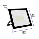 REF-405LC | Reflector ultra delgado LED 150 W luz cálida, Volteck Basic