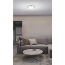 PLA-704L | Luminario LED 24 W plafón decorativo metálico luz día, Basic