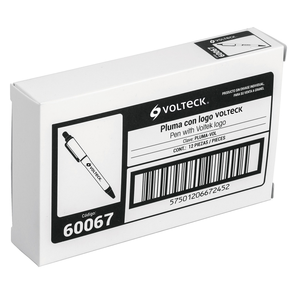 PLUMA-VOL | Pluma con logo Volteck