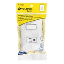 PA-APCO-B | Placa armada contacto e interruptor sencillo, Volteck Basic