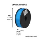 HIPE-90 | Carrete con 100 m de hilo para pesca azul calibre 0.90 mm