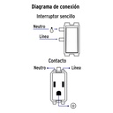 PA-APCO-B2 | Placa armada con contacto y 2 interruptores sencillos, Basic
