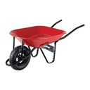 CAP-40NB | Carretilla 4.5 ft3 roja Neumática, bastidor tubular,Pretul