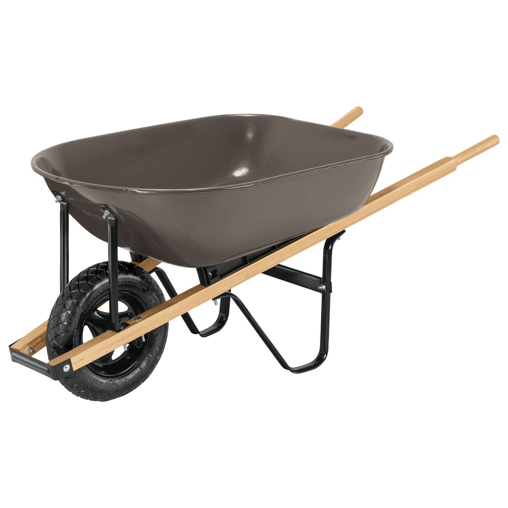 CAP-5WNDG | Carr. Metalica 5.5ft3, Llanta ND 14', Mangos Madera 37x37mm