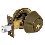 CERO-22P | Cerrojo llave-llave latón antiguo, llave tradicional, Hermex