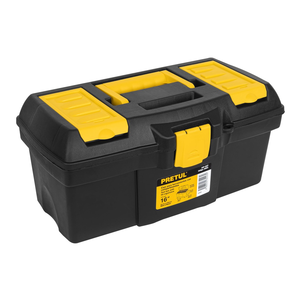 CHP-16CP | Caja para herramienta de 16' con compartimentos, Pretul
