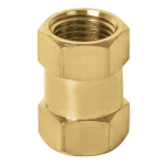 COPLE | Cople de latón, tipo FF, cuerda 1/4 NPT, Truper