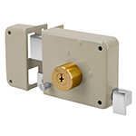 CS-85IB | Cerradura sobreponer izq instala-fácil, llave tetra, blíster