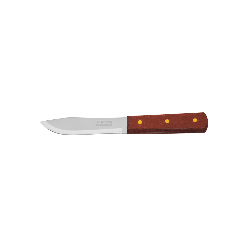 CUCH-M50 | Cuchillo cebollero 5' mango de madera, Pretul