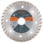 DID-240 | Disco de diamante de 4' x 2.2 mm rin turbo, Truper