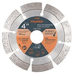 DID-340 | Disco de diamante de 4' x 2.1 mm rin segmentado, Truper