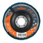 DLT-1716 | Disco 4-1/2' laminado grano 40 centro 7/8', Truper