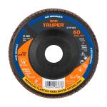 DLTP-4560 | Disco 4-1/2' laminado respaldo plástico grano 60 centro 7/8'