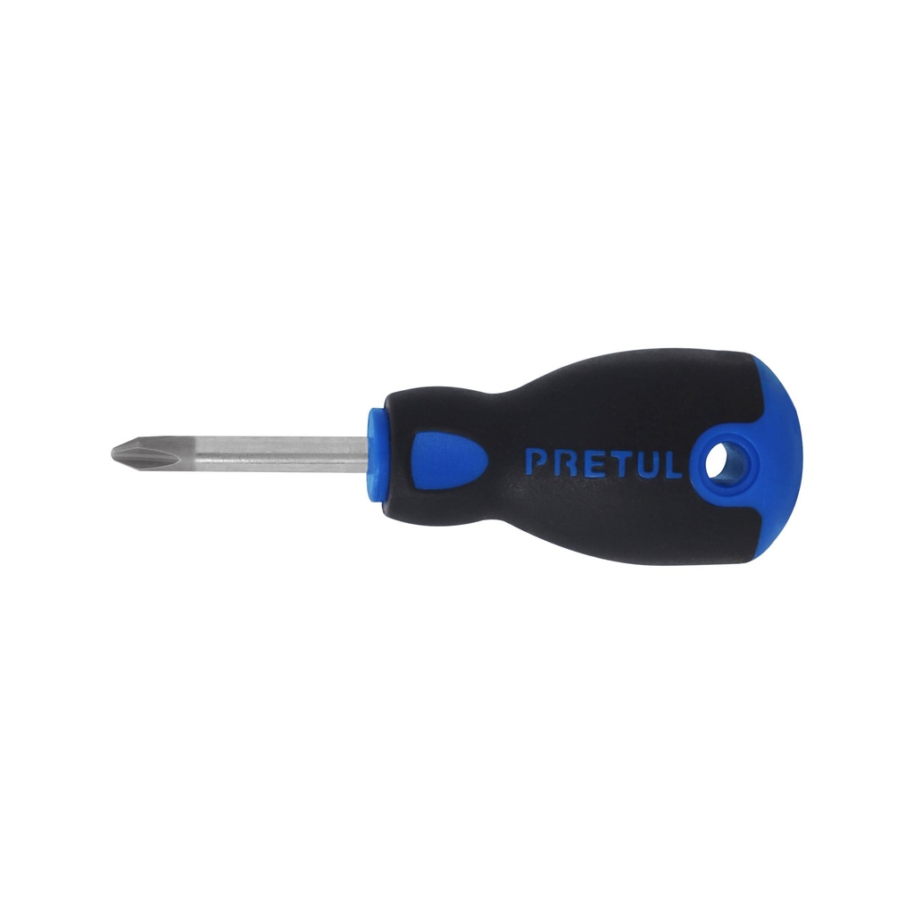 DP-1/4X1-1/2BP | Desarmador de cruz 1/4' x 1-1/2' mango Comfort Grip, Pretul