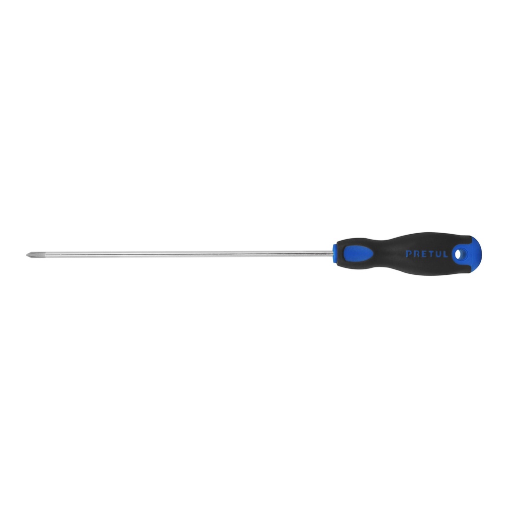 DP-1/8X4BP | Desarmador de cruz 1/8' x 4' mango Comfort Grip, Pretul
