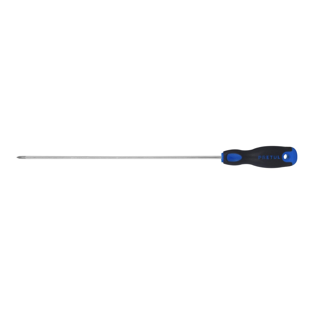 DP-1/8X8BP | Desarmador de cruz 1/8' x 8' mango Comfort Grip, Pretul