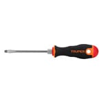 DR-3/16X4B | Desarmador plano 3/16' x 4' mango Comfort Grip, Truper