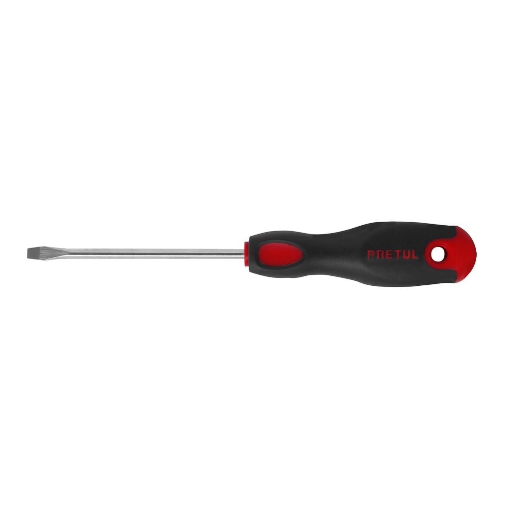 DR-3/16X4BP | Desarmador plano 3/16 x 4' mango Comfort Grip, Pretul