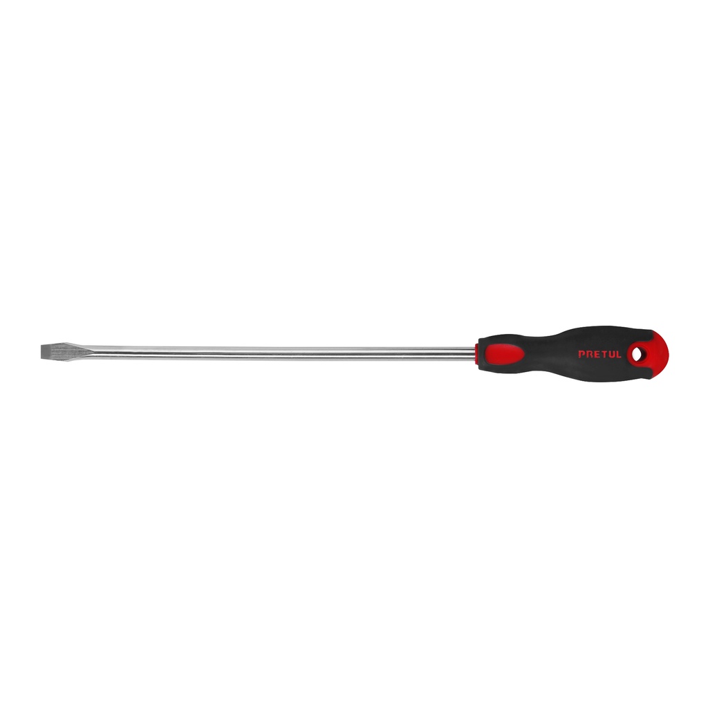 DR-3/8X12BP | Desarmador plano 3/8' x 12' mango Comfort Grip, Pretul