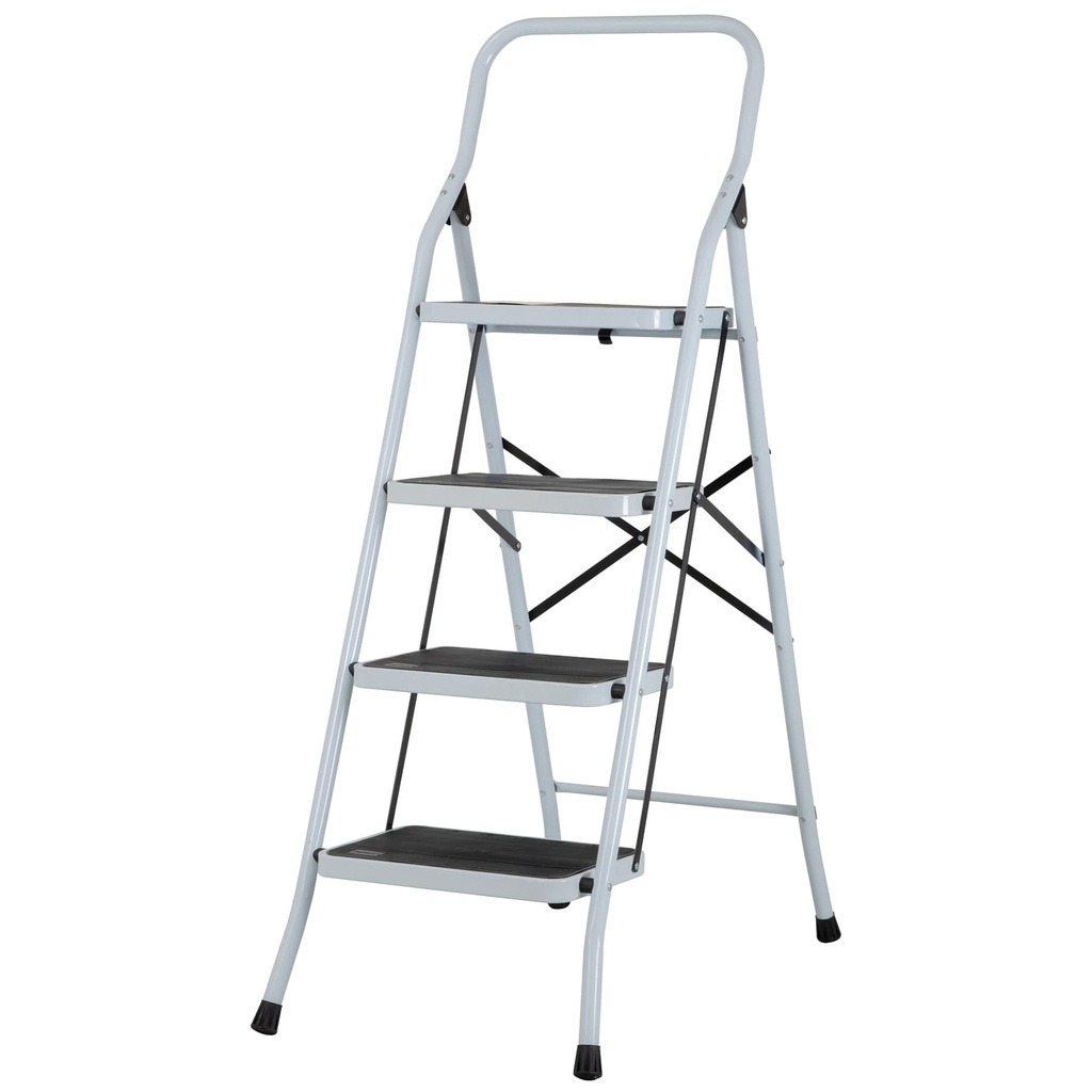 ESTU-4P | Escalera tubular, plegable, 4 peldaños, Pretul