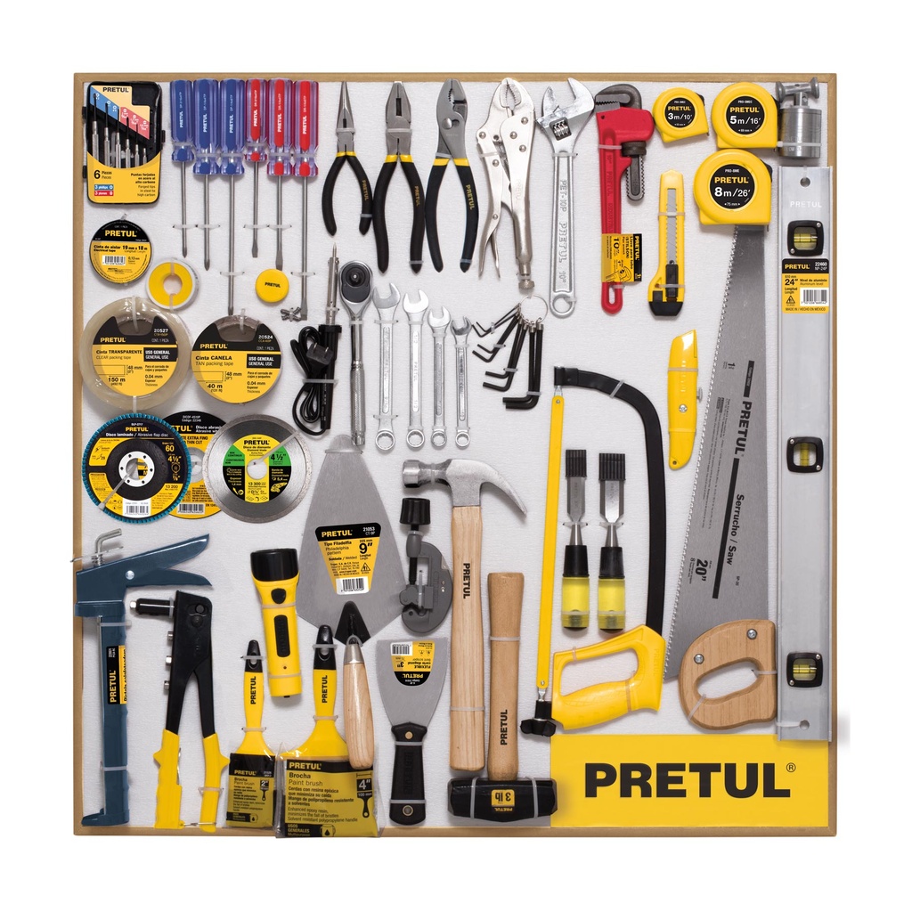 EX80-PRE-1T | Exhibidor Pretul, 80x80 cm, 1 tablero