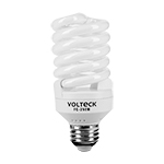 FC-25EM | Lámpara espiral mini T2 25 W luz cálida en blíster, Volteck