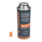 GAS-220X | Lata de gas de 220 g válvula de 1/4 de vuelta, Truper