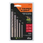 JBAV-5 | Juego de 5 brocas HSS para metal, Truper Expert