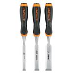 JFT-3 | Juego de 3 formones mango Comfort Grip, Truper