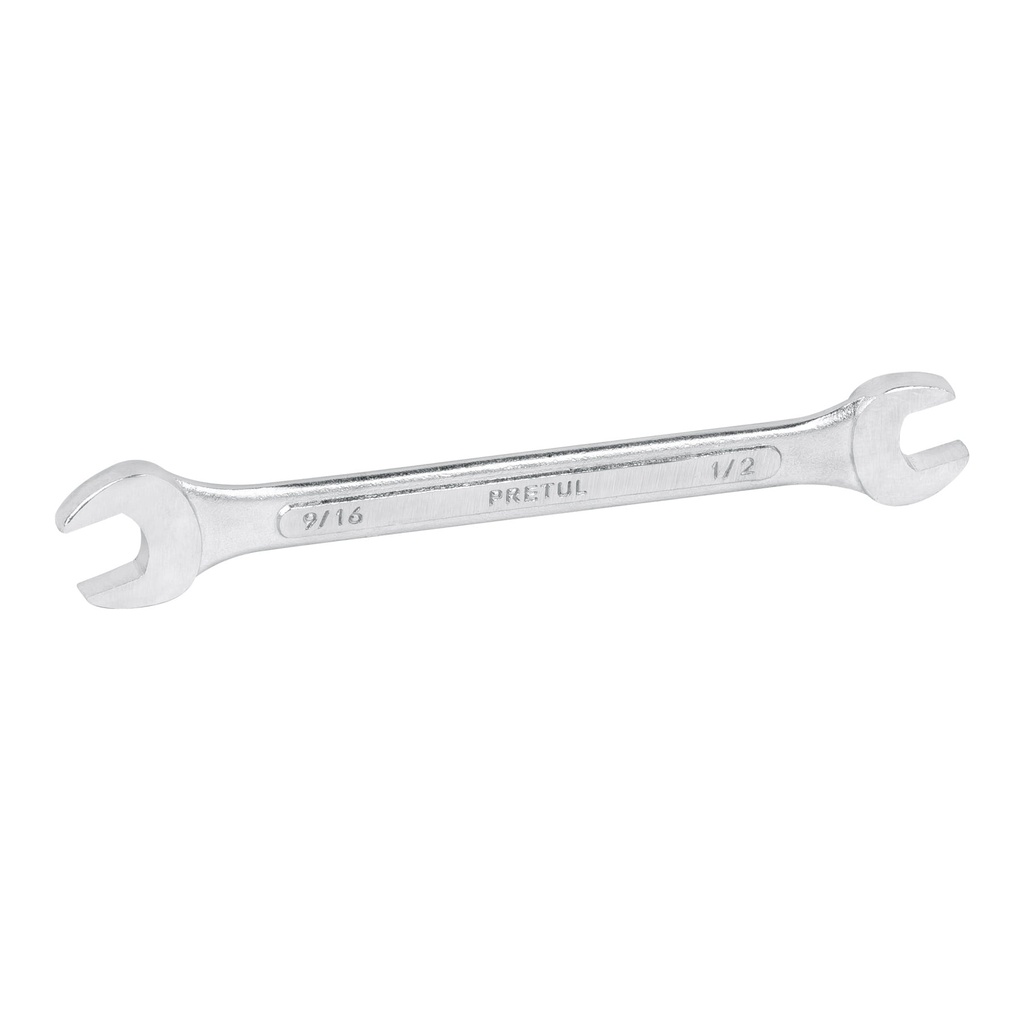 LL-3026P | Llave española, 1/2 x 9/16' x 172 mm de largo, Pretul