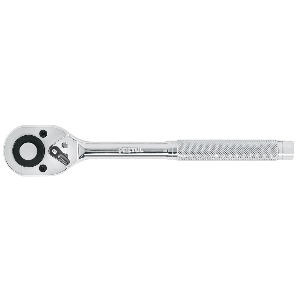 M-1252PB | Matraca cuadro 1/2' cabeza de pera liberación rápida, Pretul