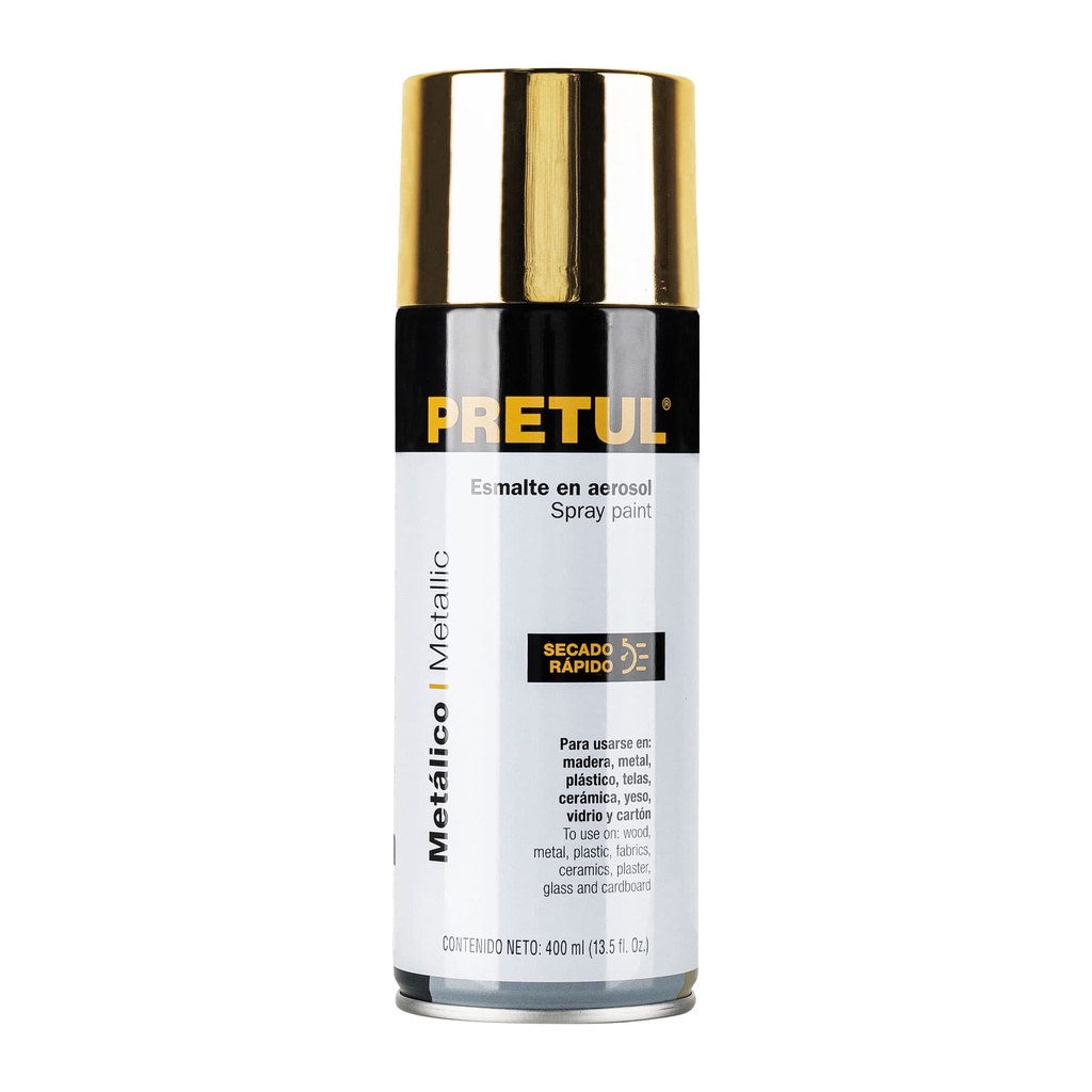 PAM-OR-P | Pintura en aerosol, metálica, oro, 400ml, Pretul