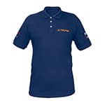 POL-AC-M | Playera polo azul, para caballero, talla M, Truper