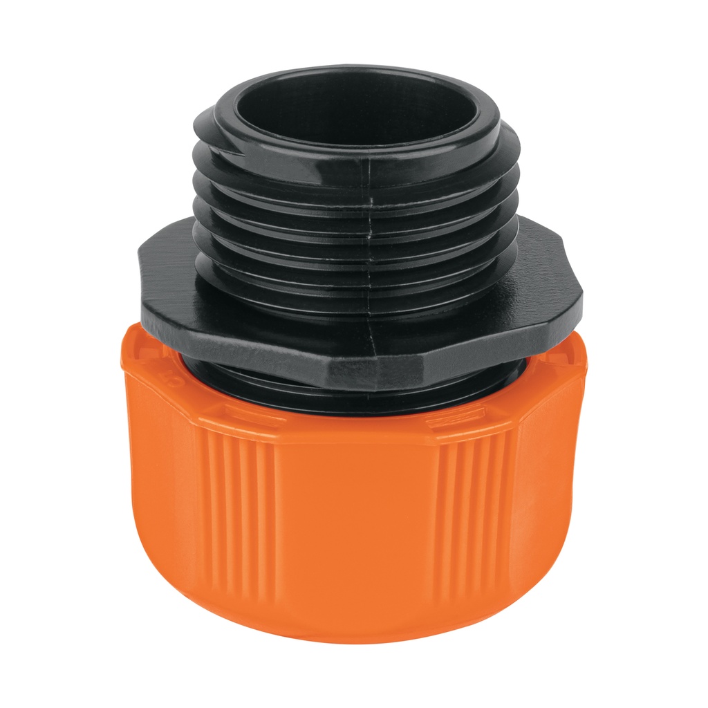 CM-1/2T | Conector 1/2' macho de ABS con tuerca de ajuste manual