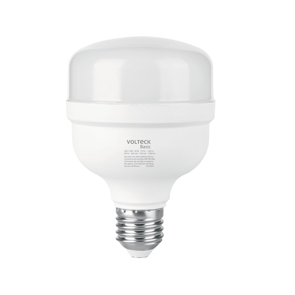 LED-170B | Lámpara LED alta potencia 20W (equiv. 170W) luz de día Basic