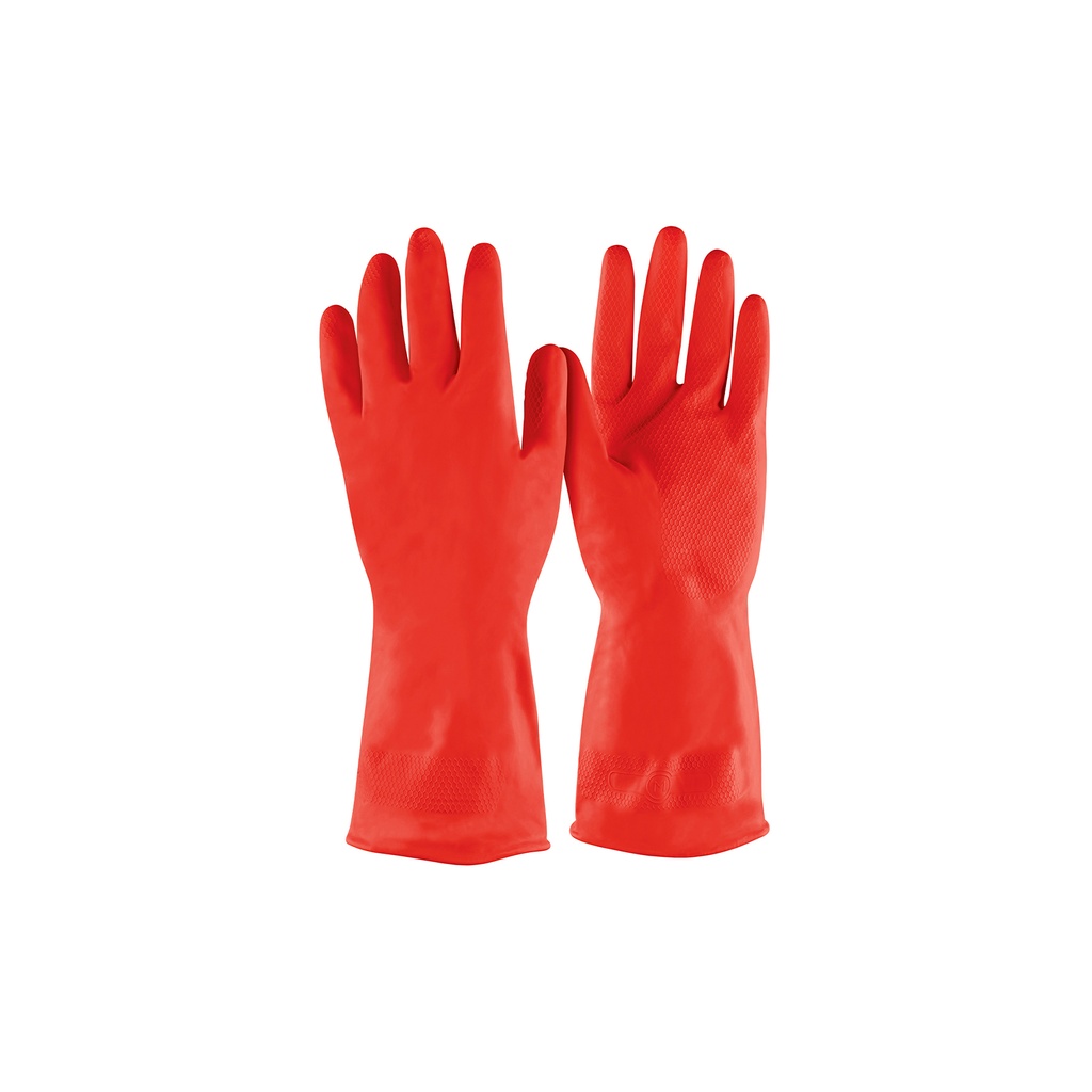GU-345 | Guantes de látex para limpieza, rojos, XCH, Pretul
