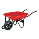 CAP-40FB | Carretilla 4.5 ft3 roja Imponchable bastidor tubular,Pretul